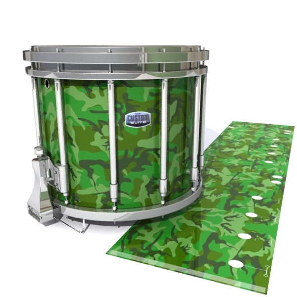 Dynasty Custom Elite Snare Drum Slip - Forest Traditional Camouflage (Green)