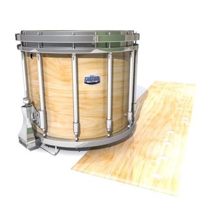 Dynasty Custom Elite Snare Drum Slip - Maple Woodgrain Plain (Neutral)
