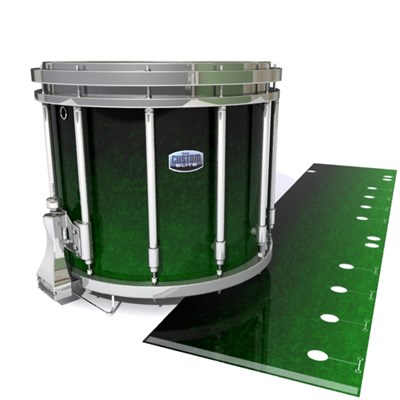 Dynasty Custom Elite Snare Drum Slip - Midnight Forest (Green)