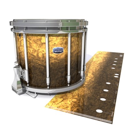 Dynasty Custom Elite Snare Drum Slip - Mojave Burl (Neutral)