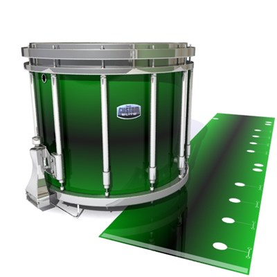 Dynasty Custom Elite Snare Drum Slip - Molecular Green Fade (Green)