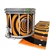 Dynasty Custom Elite Snare Drum Slip - Orange Vortex Illusion (Themed)2