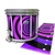 Dynasty Custom Elite Snare Drum Slip - Purple Vortex Illusion (Themed)