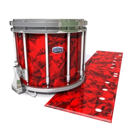Dynasty Custom Elite Snare Drum Slip - Red Cosmic Glass (Red)