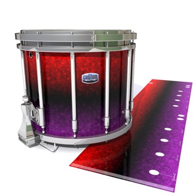 Dynasty Custom Elite Snare Drum Slip - Rosso Galaxy Fade (Red) (Purple)