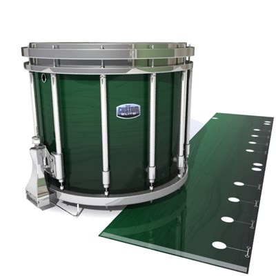 Dynasty Custom Elite Snare Drum Slip - Sea Slate Maple (Green)