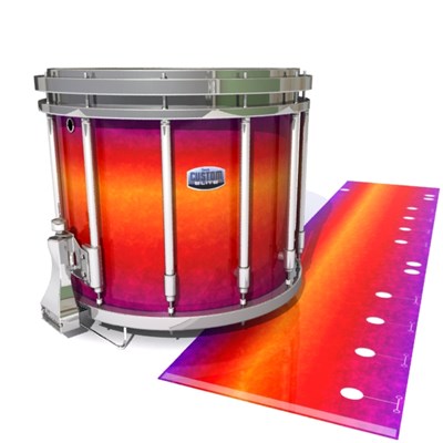 Dynasty Custom Elite Snare Drum Slip - Supernova (Red) (Purple)