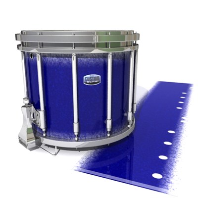 Dynasty Custom Elite Snare Drum Slip - Tsunami Rain (Blue)