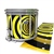Dynasty Custom Elite Snare Drum Slip - Yellow Vortex Illusion (Themed)