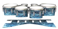 Dynasty 1st Generation Tenor Drum Slips - Aeriform (Blue)