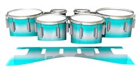 Dynasty 1st Generation Tenor Drum Slips - Aqua Wake (Aqua)