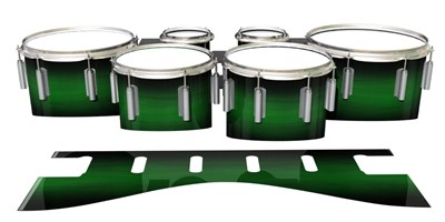 Dynasty 1st Generation Tenor Drum Slips - Asparagus Stain Fade (Green)