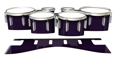 Dynasty 1st Generation Tenor Drum Slips - Black Cherry (Purple)