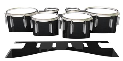 Dynasty 1st Generation Tenor Drum Slips - - Dark Grey Stain (Neutral)