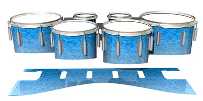 Dynasty 1st Generation Tenor Drum Slips - Blue Ice (Blue)