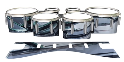 Dynasty 1st Generation Tenor Drum Slips - Broken Glass (Themed)