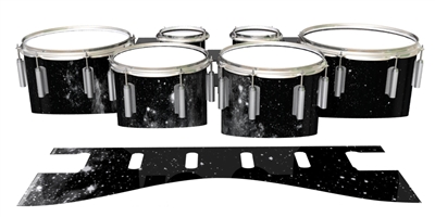 Dynasty 1st Generation Tenor Drum Slips - BW Galaxy (Themed)