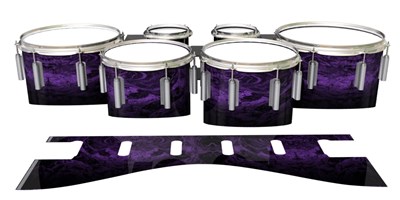 Dynasty 1st Generation Tenor Drum Slips - Coast GEO Marble Fade (Purple)