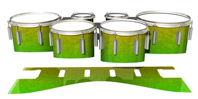 Dynasty 1st Generation Tenor Drum Slips - Cool Lemon Lime (Green)
