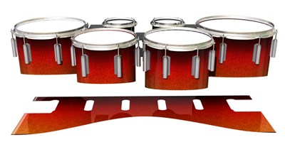 Dynasty 1st Generation Tenor Drum Slips - Coral Sunset (Orange)