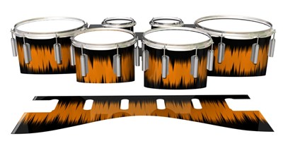 Dynasty 1st Generation Tenor Drum Slips - Daybreak (Orange)