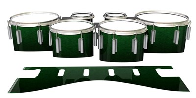 Dynasty 1st Generation Tenor Drum Slips - Deep Bamboo (Green)