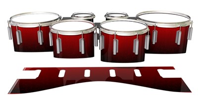 Dynasty 1st Generation Tenor Drum Slips - Dragon Red (Red)