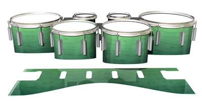 Dynasty 1st Generation Tenor Drum Slips - Elusive Green Fade (Green)