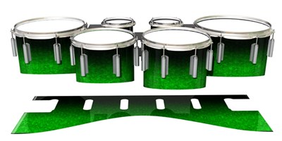Dynasty 1st Generation Tenor Drum Slips - Emerald Fade (Green)