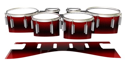 Dynasty 1st Generation Tenor Drum Slips - Firestorm (Red)