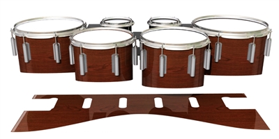 Dynasty 1st Generation Tenor Drum Slips - French Mahogany (Neutral)