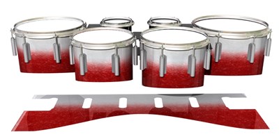 Dynasty 1st Generation Tenor Drum Slips - Frosty Red (Red)