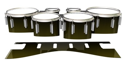 Dynasty 1st Generation Tenor Drum Slips - Gold Carbon Fade (Yellow)