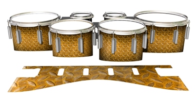 Dynasty 1st Generation Tenor Drum Slips - Gold Metal Plating (Themed)