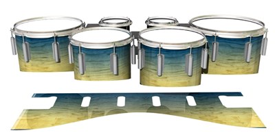 Dynasty 1st Generation Tenor Drum Slips - Guardsmen Beach (Blue)