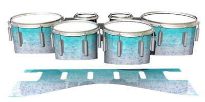 Dynasty 1st Generation Tenor Drum Slips - Icebreaker (Blue)