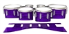 Dynasty 1st Generation Tenor Drum Slips - Lateral Brush Strokes Purple and Black (Purple)
