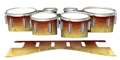 Dynasty 1st Generation Tenor Drum Slips - Lion Red Stain (Red)