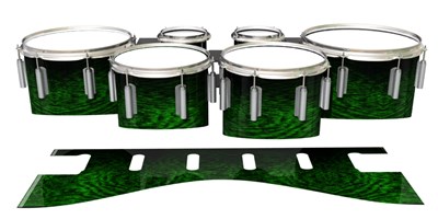 Dynasty 1st Generation Tenor Drum Slips - Mantis Green Rosewood (Green)