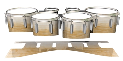 Dynasty 1st Generation Tenor Drum Slips - Maple Woodgrain White Fade (Neutral)