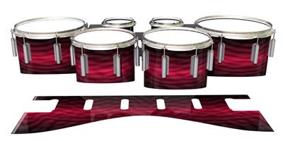 Dynasty 1st Generation Tenor Drum Slips - Molten Pink (Pink)