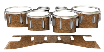 Dynasty 1st Generation Tenor Drum Slips - Oak Burl (Neutral)