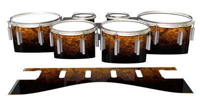 Dynasty 1st Generation Tenor Drum Slips - Pangaea Fade (Orange)