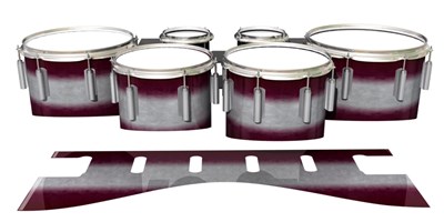 Dynasty 1st Generation Tenor Drum Slips - Pebble Maroon (Red)