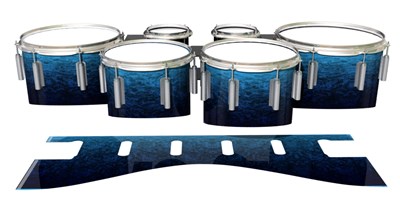 Dynasty 1st Generation Tenor Drum Slips - Rocky Sea (Blue)