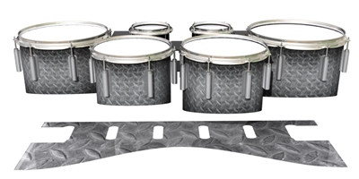 Dynasty 1st Generation Tenor Drum Slips - Silver Metal Plating (Themed)