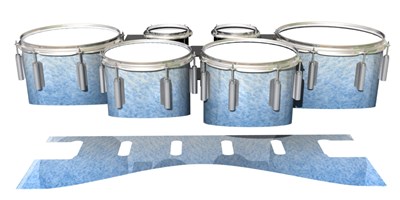 Dynasty 1st Generation Tenor Drum Slips - Stay Frosty (Blue)