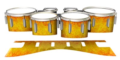 Dynasty 1st Generation Tenor Drum Slips - Sunleaf (Orange) (Yellow)