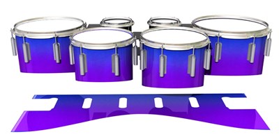 Dynasty 1st Generation Tenor Drum Slips - Ultra Marine (Blue) (Purple)