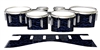 Dynasty 1st Generation Tenor Drum Slips - Wave Brush Strokes Navy Blue and Black (Blue)